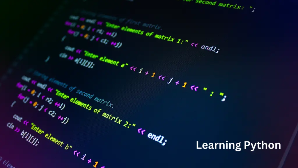 Learning Python