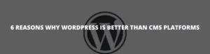 Wordpress is beeter than cms