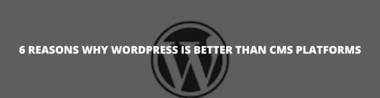 Wordpress is beeter than cms