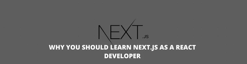 Next.js as a react