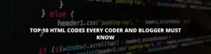 top 10 html coder