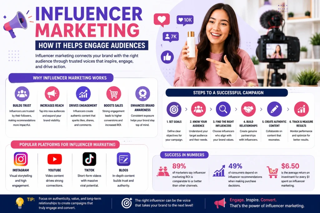 Influencer marketing: How helps to engage audiences . 2 influencer marketing