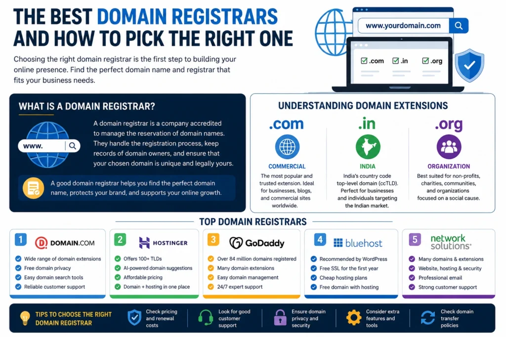 The Best Domain Registrars and How to Pick the Right One 2 domain registrar