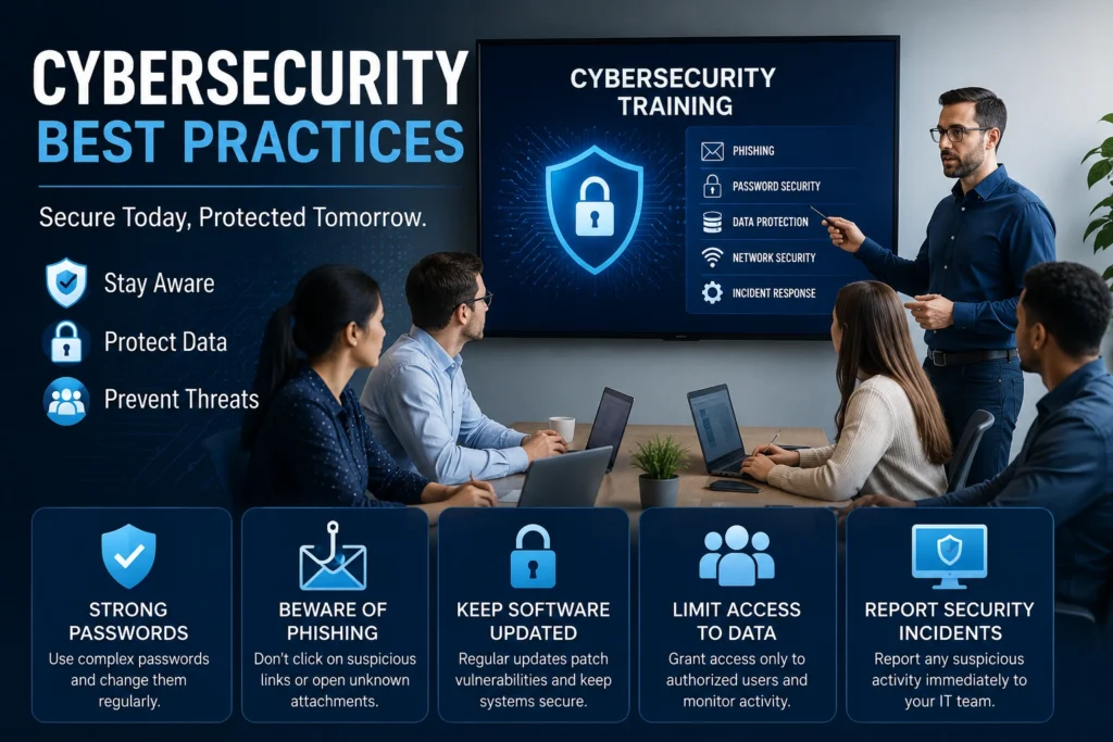 Train IT Staff in Cybersecurity Best Practices 2 cybersecurity best practices